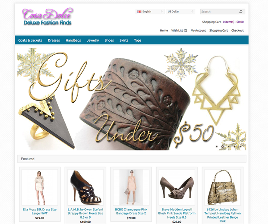 CosaDolce, Online Fashion Consignment Store